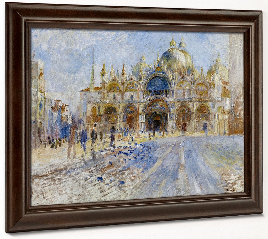 The Piazza San Marco, Venice By Pierre Auguste Renoir Fine Art Print 2