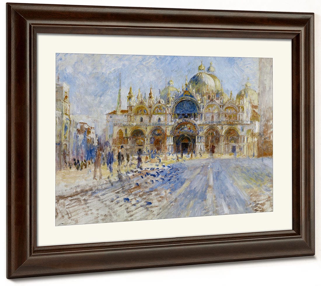 The Piazza San Marco, Venice By Pierre Auguste Renoir Fine Art Print 2