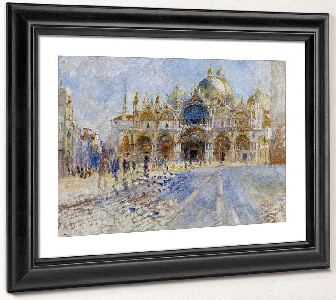 The Piazza San Marco, Venice By Pierre Auguste Renoir Fine Art Print 2