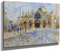 The Piazza San Marco, Venice By Pierre Auguste Renoir Fine Art Print 2