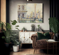 The Piazzetta By John Singer Sargent Fine Art Print 2