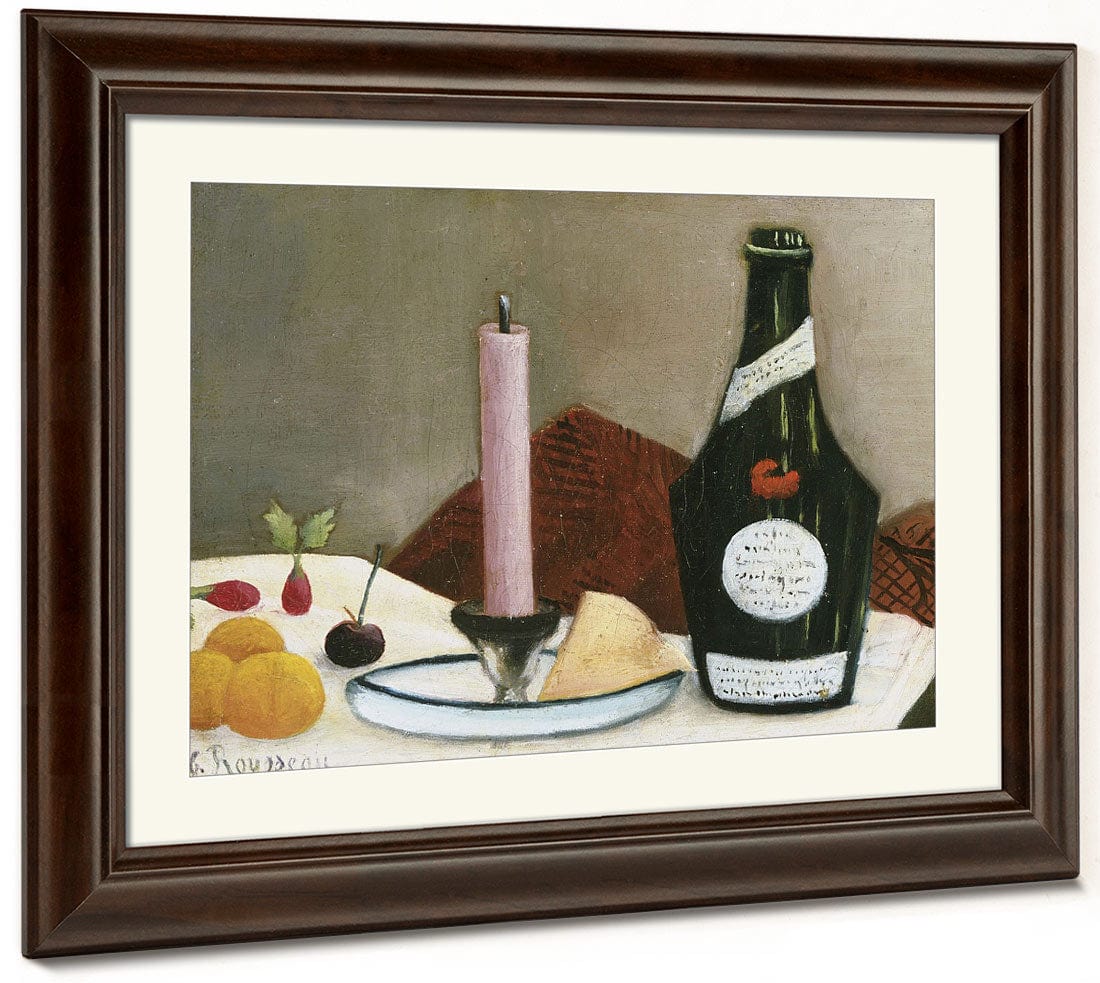 The Pink Candle By Henri Julien Felix Rousseau Fine Art Print 2