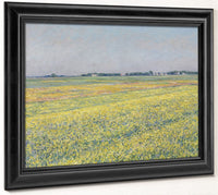 The Plain Of Gennevilliers, Yellow Fields By Gustave Caillebotte Fine Art Print 2