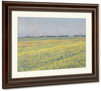 The Plain Of Gennevilliers, Yellow Fields By Gustave Caillebotte Fine Art Print 2