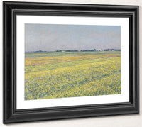 The Plain Of Gennevilliers, Yellow Fields By Gustave Caillebotte Fine Art Print 2