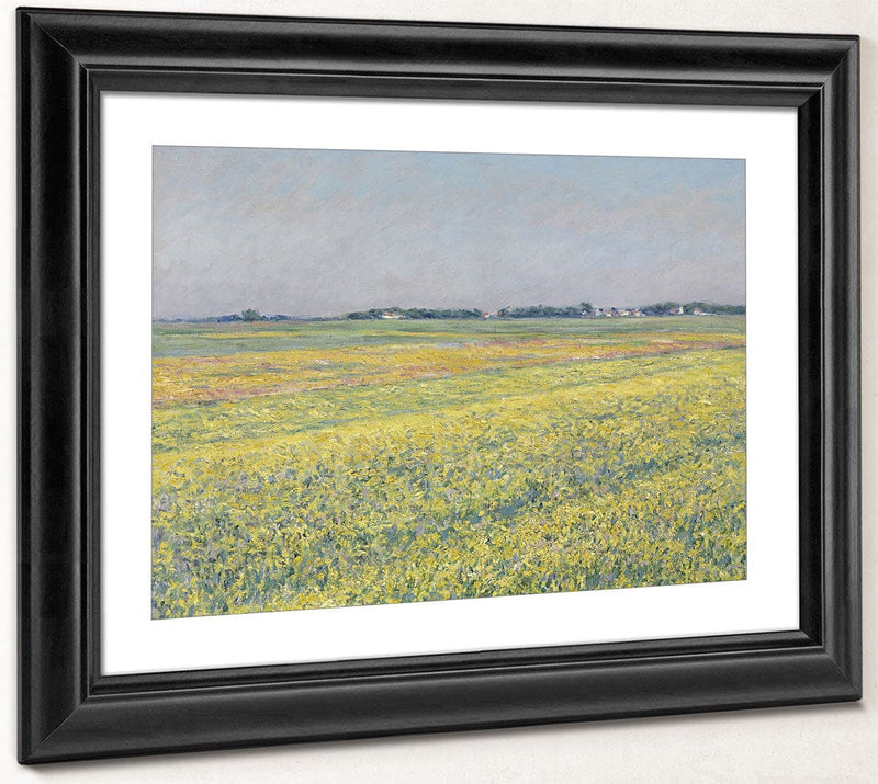 The Plain Of Gennevilliers, Yellow Fields By Gustave Caillebotte Fine Art Print 2