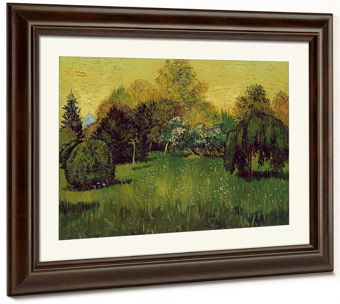 The Poet's Garden By Vincent Van Gogh Fine Art Print 2