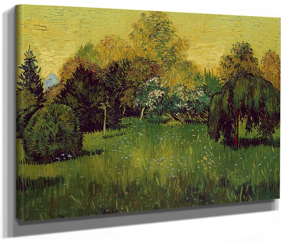 The Poet's Garden By Vincent Van Gogh Fine Art Print 2