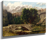 The Pont De Fleurie, Switzerland By Jean Desire Gustave Courbet Fine Art Print 2