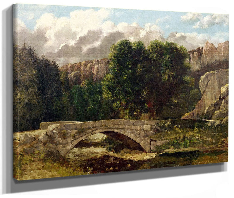 The Pont De Fleurie, Switzerland By Jean Desire Gustave Courbet Fine Art Print 2