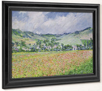 The Poppy Field Near Giverny By Claude Monet Fine Art Print 2
