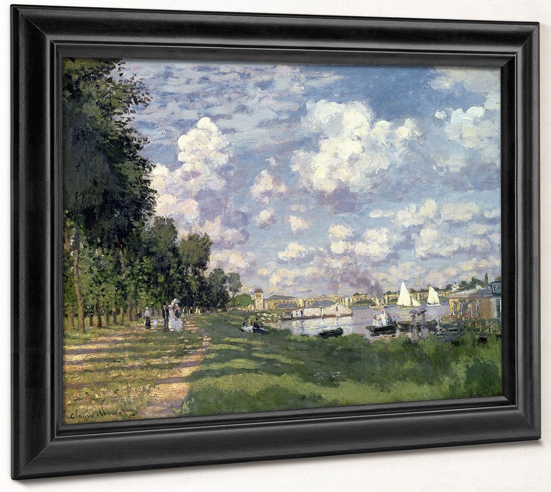 The Port At Argenteuil By Claude Monet Fine Art Print 2
