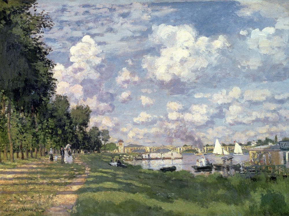 The Port At Argenteuil By Claude Monet Fine Art Print 2