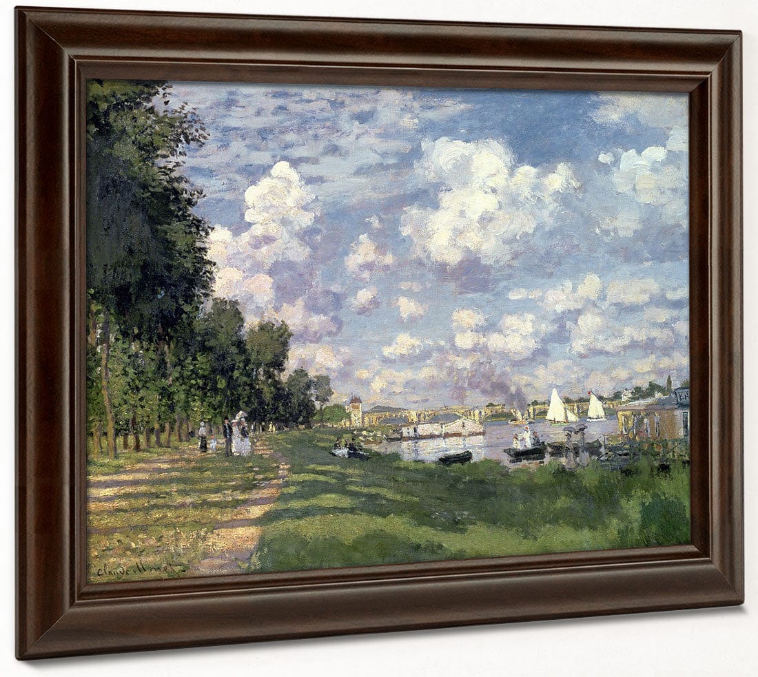 The Port At Argenteuil By Claude Monet Fine Art Print 2