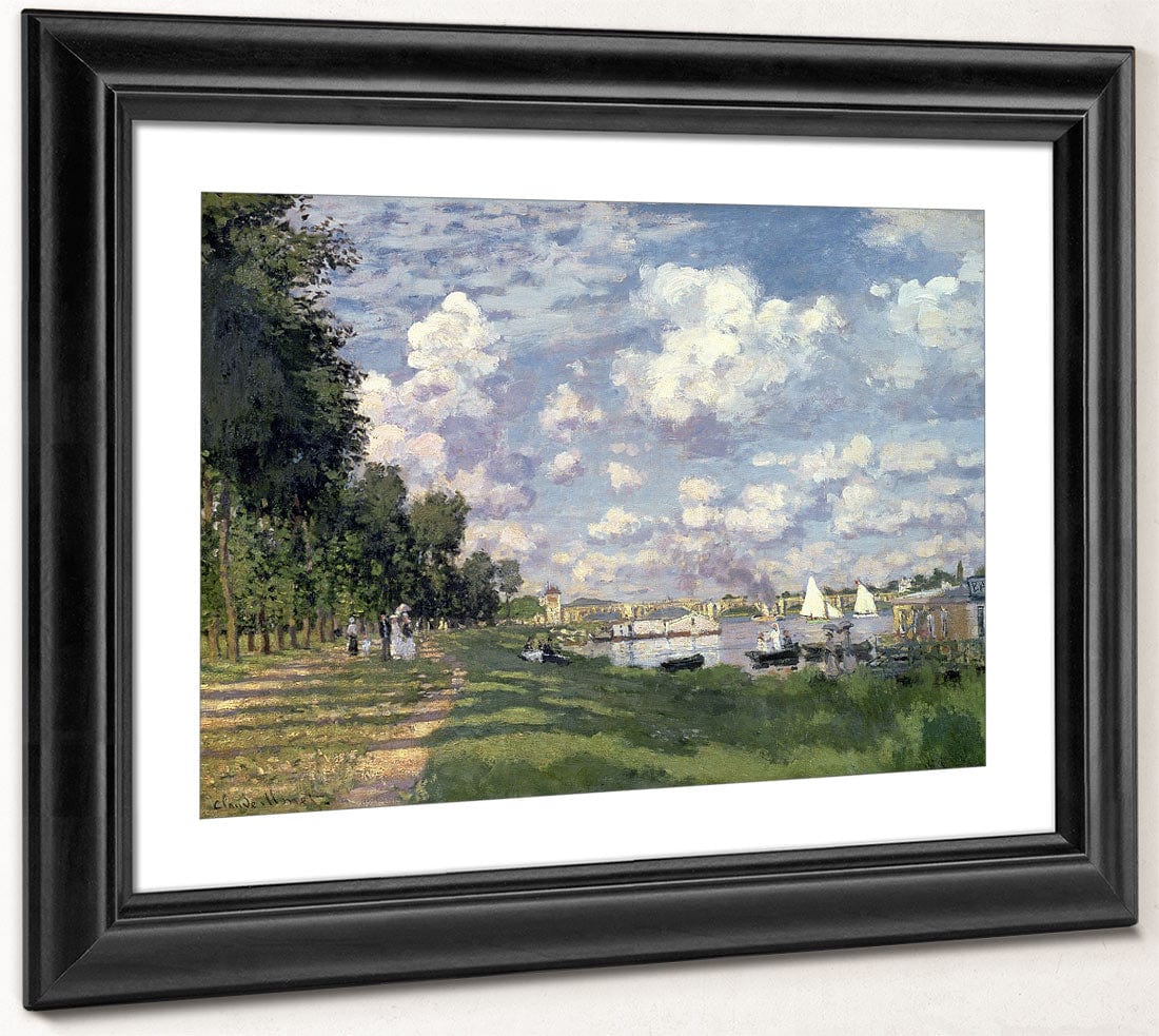 The Port At Argenteuil By Claude Monet Fine Art Print 2