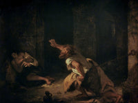 The Prisoner Of Chillon By Ferdinand Victor Eugene Delacroix Fine Art Print 2