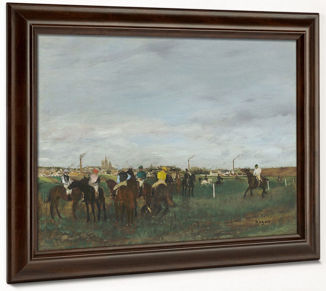 The Races By Edgar Degas Fine Art Print 2