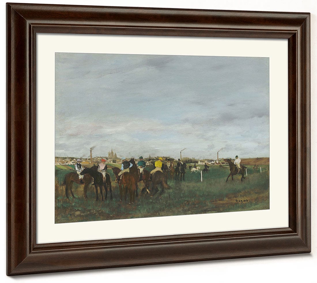 The Races By Edgar Degas Fine Art Print 2