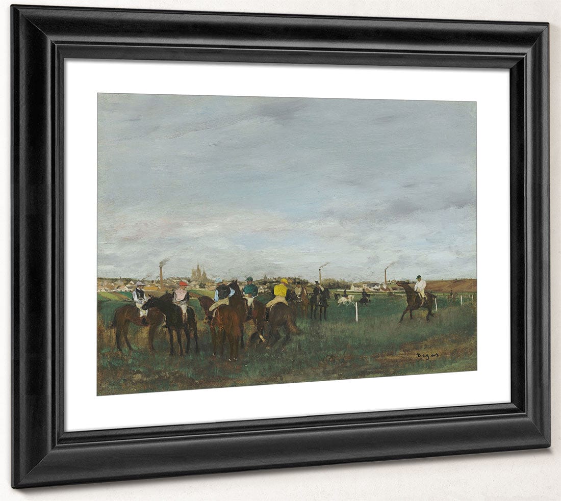 The Races By Edgar Degas Fine Art Print 2