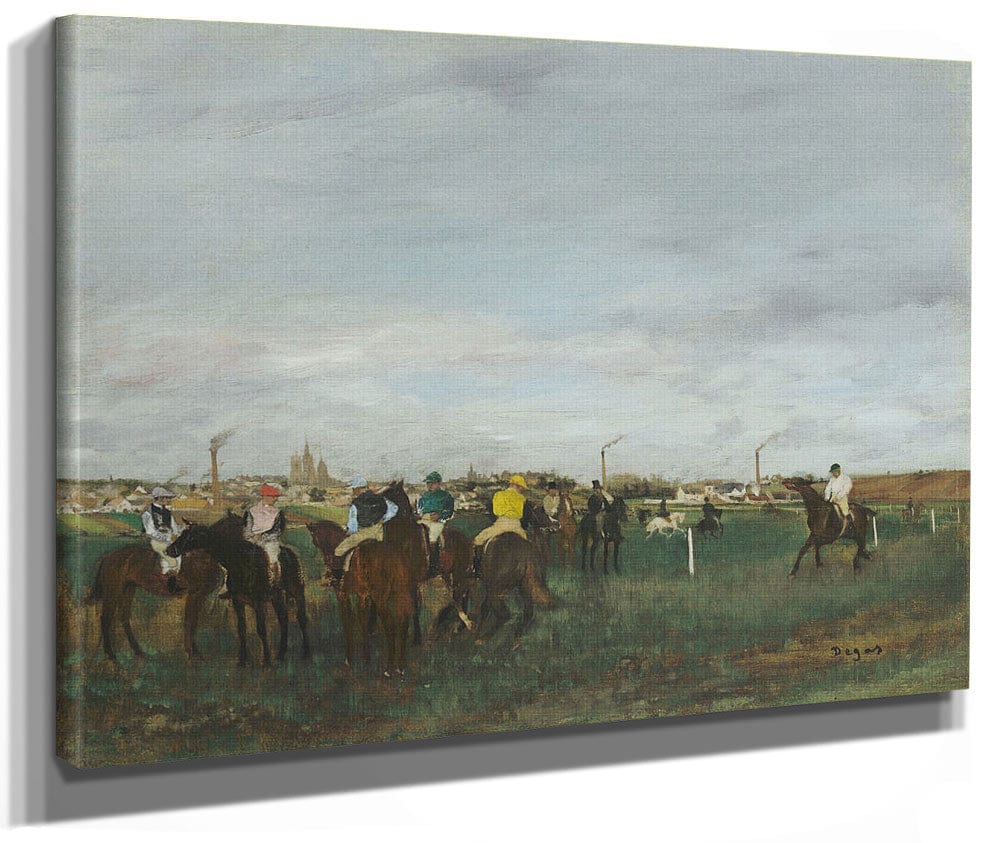 The Races By Edgar Degas Fine Art Print 2