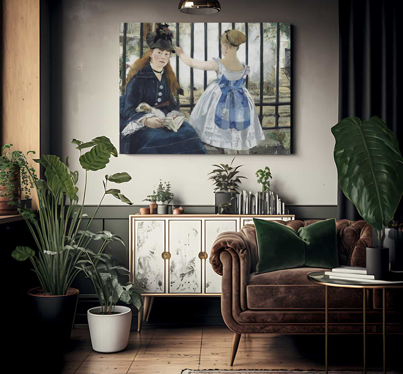 The Railway By Edouard Manet Fine Art Print 2