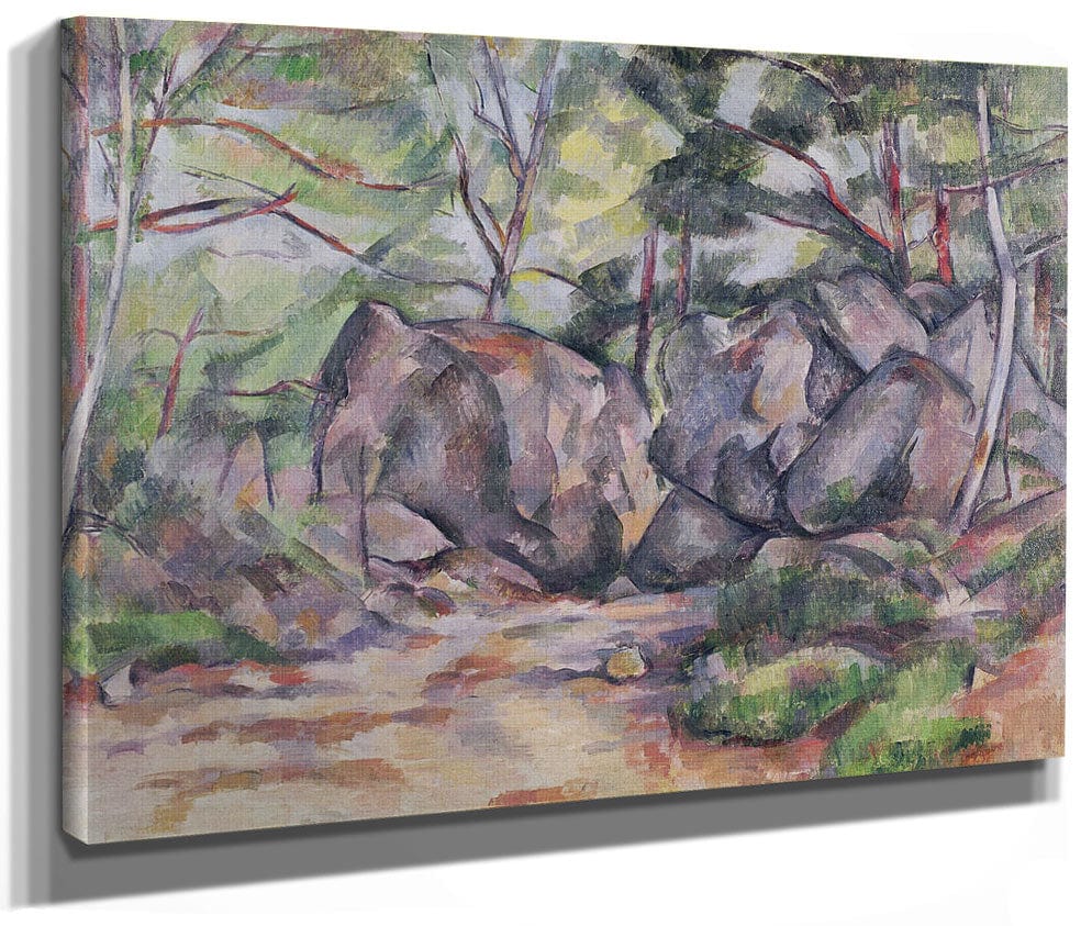 The Railway Cutting By Paul Cezanne Fine Art Print 2