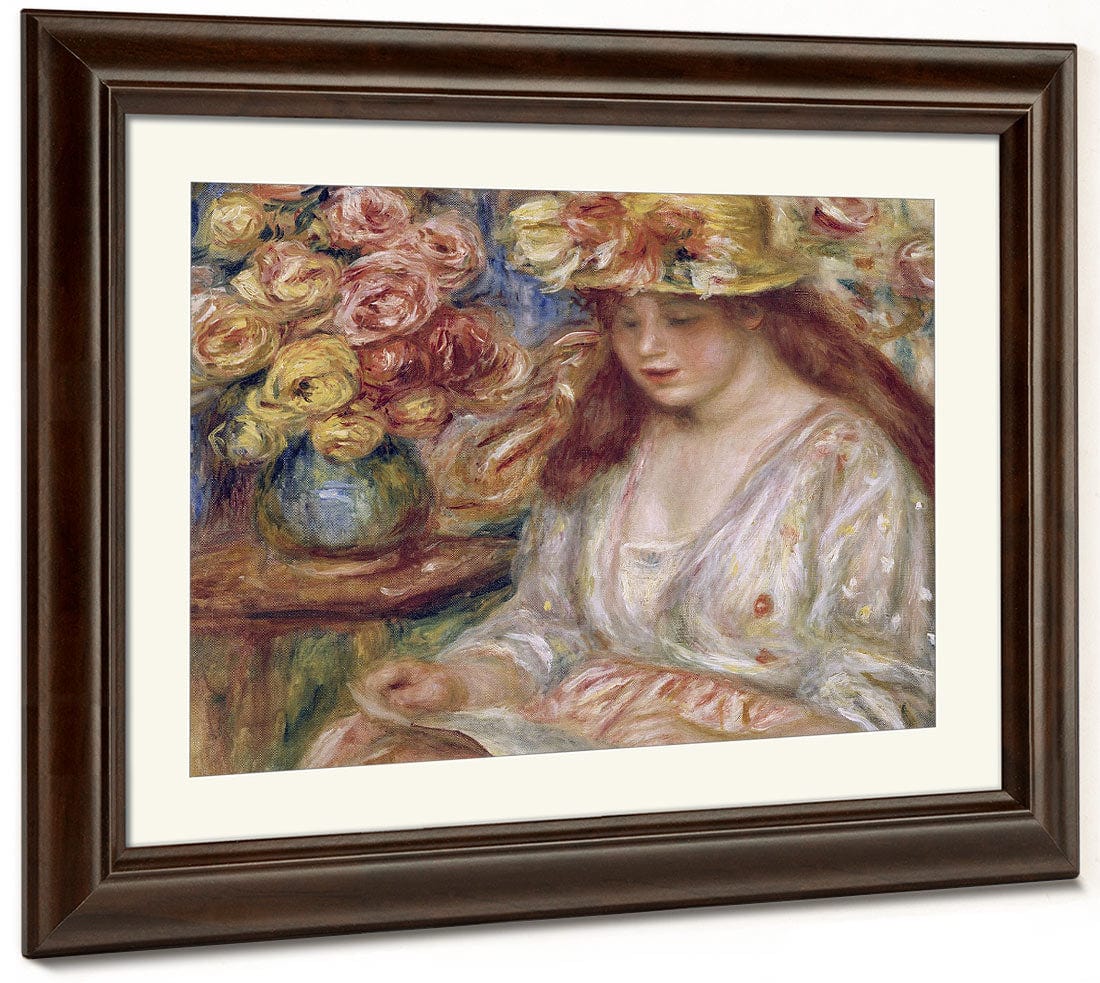 The Reader By Pierre Auguste Renoir Fine Art Print 2