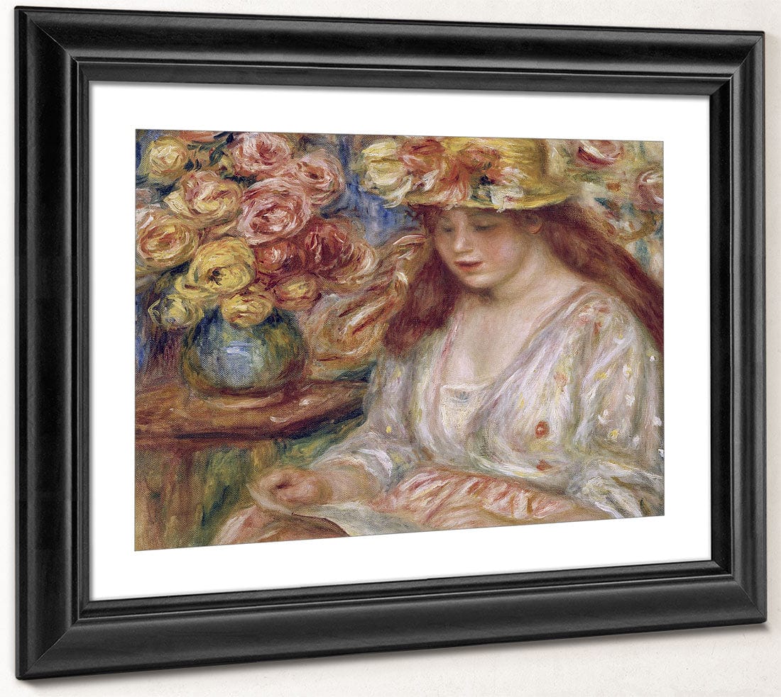 The Reader By Pierre Auguste Renoir Fine Art Print 2