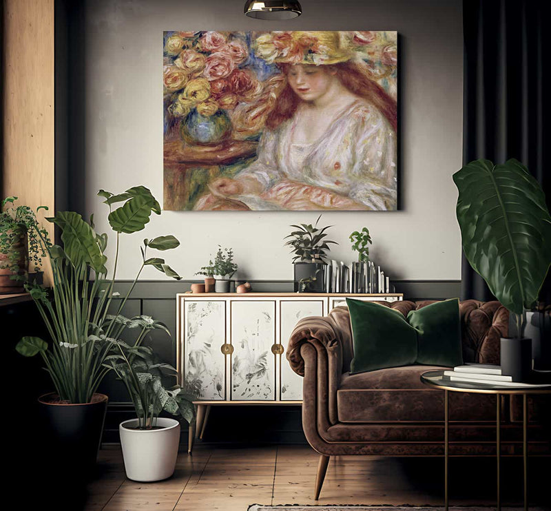 The Reader By Pierre Auguste Renoir Fine Art Print 2