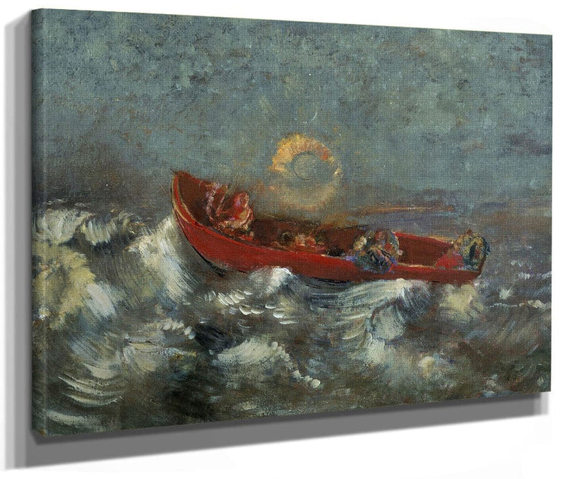 The Red Barque By Odilon Redon Fine Art Print 2