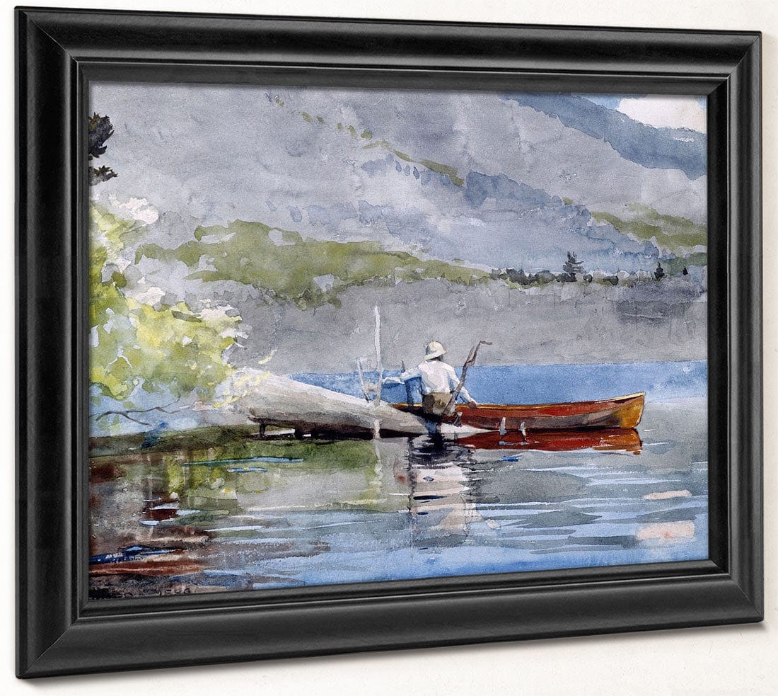 The Red Canoe By Winslow Homer Fine Art Print 2