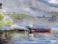 The Red Canoe By Winslow Homer Fine Art Print 2