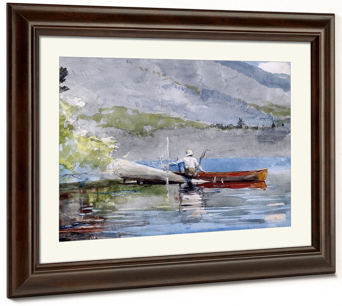 The Red Canoe By Winslow Homer Fine Art Print 2