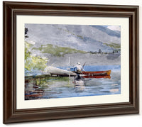 The Red Canoe By Winslow Homer Fine Art Print 2