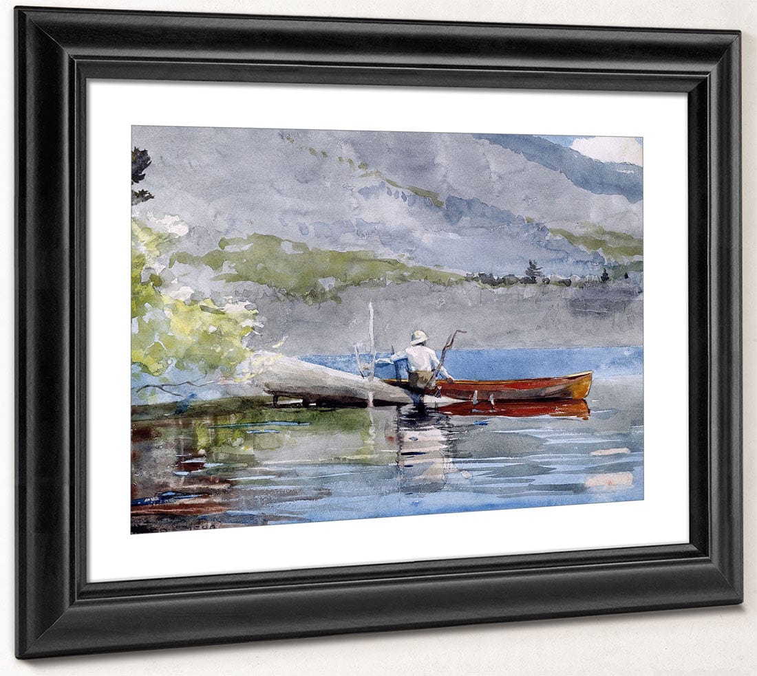 The Red Canoe By Winslow Homer Fine Art Print 2