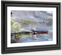 The Red Canoe By Winslow Homer Fine Art Print 2