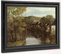 The Reflection Of Ornans By Jean Desire Gustave Courbet Fine Art Print 2