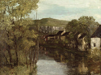 The Reflection Of Ornans By Jean Desire Gustave Courbet Fine Art Print 2