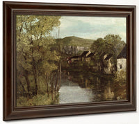 The Reflection Of Ornans By Jean Desire Gustave Courbet Fine Art Print 2