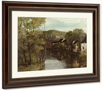 The Reflection Of Ornans By Jean Desire Gustave Courbet Fine Art Print 2