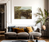 The Reflection Of Ornans By Jean Desire Gustave Courbet Fine Art Print 2