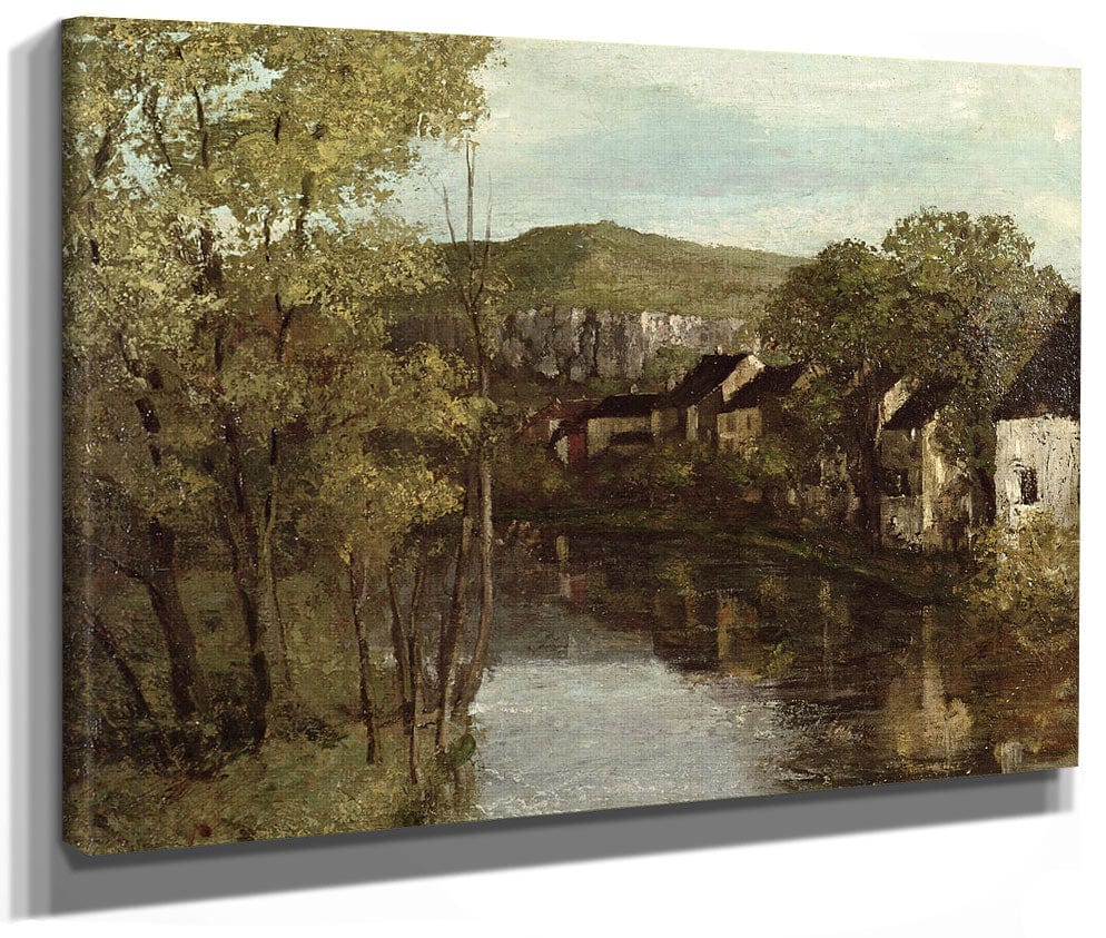 The Reflection Of Ornans By Jean Desire Gustave Courbet Fine Art Print 2
