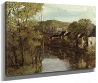 The Reflection Of Ornans By Jean Desire Gustave Courbet Fine Art Print 2