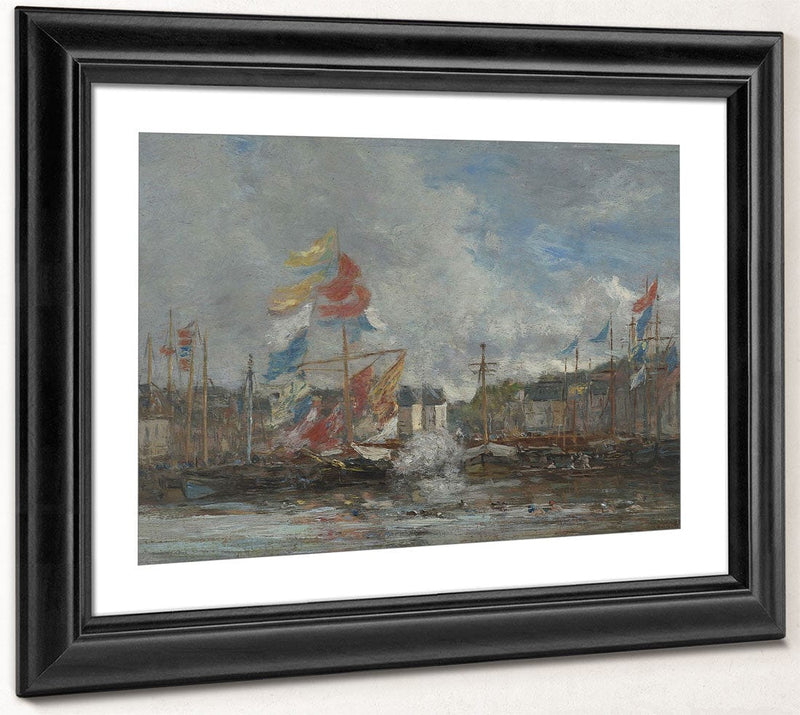 The Regatta (La Regate) By Eugene Boudin Fine Art Print 2