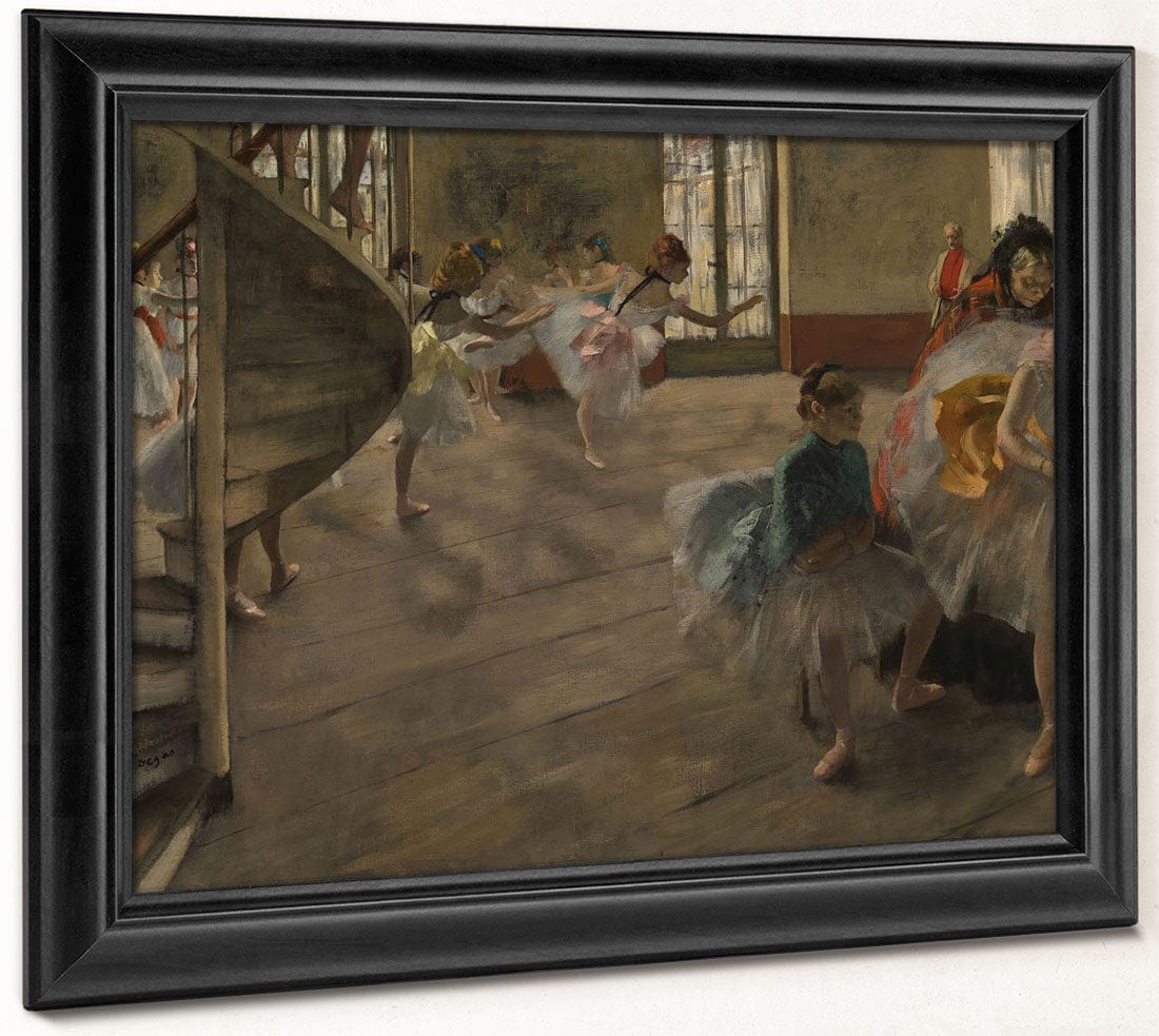 The Rehearsal By Edgar Degas Fine Art Print 2