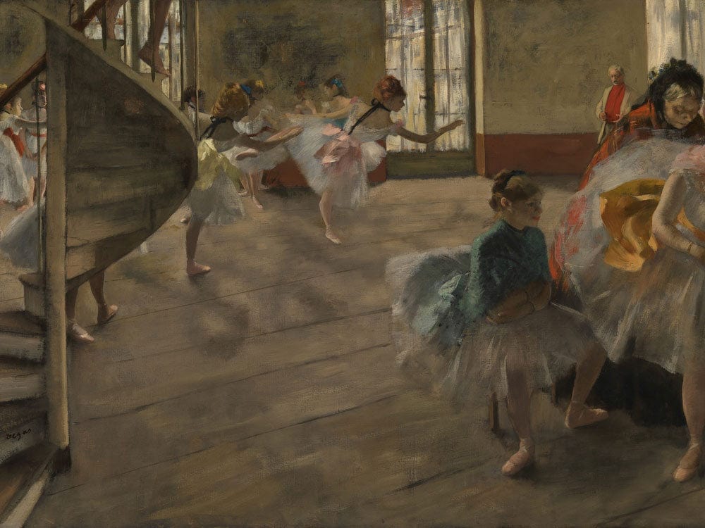 The Rehearsal By Edgar Degas Fine Art Print 2