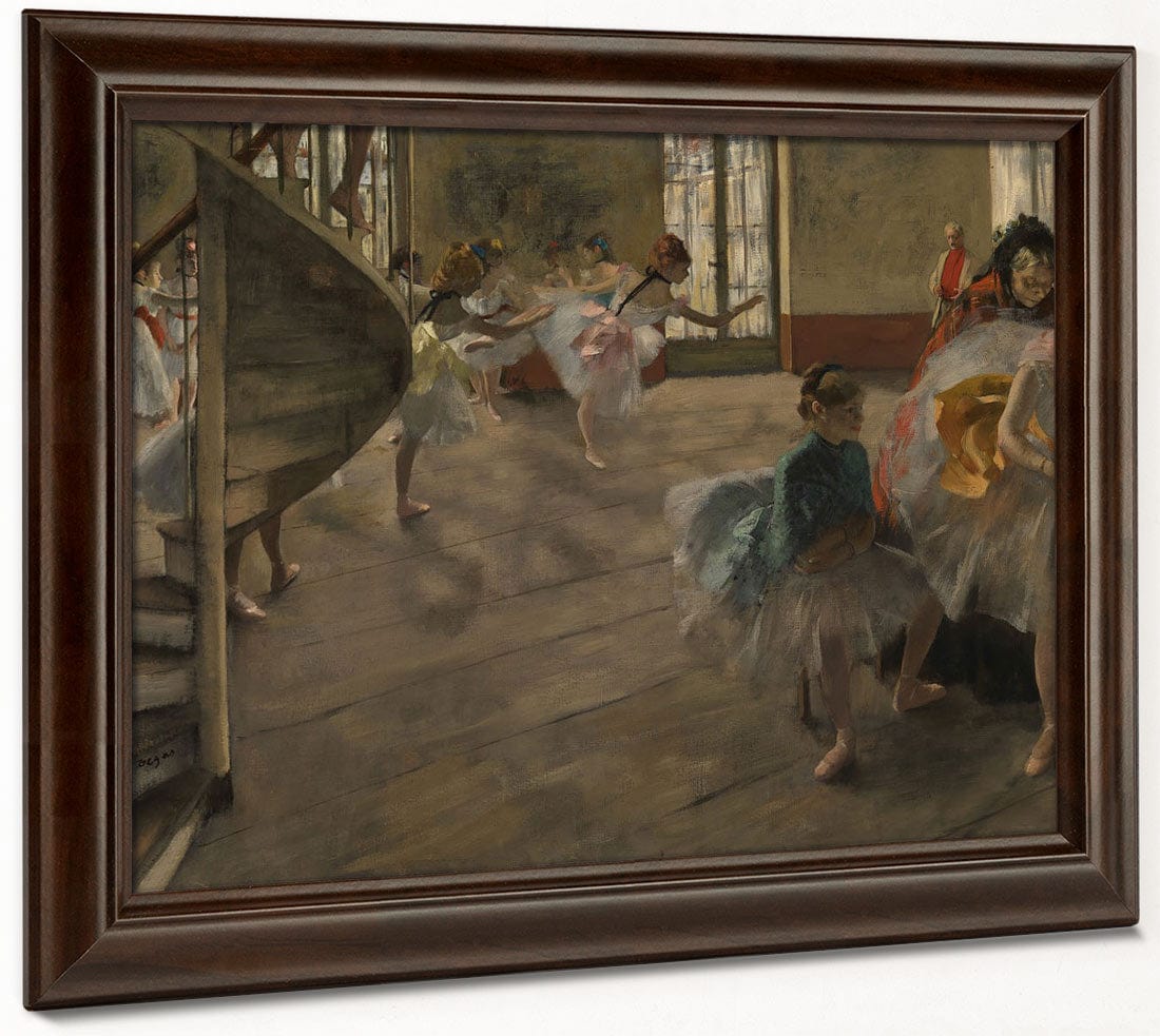 The Rehearsal By Edgar Degas Fine Art Print 2