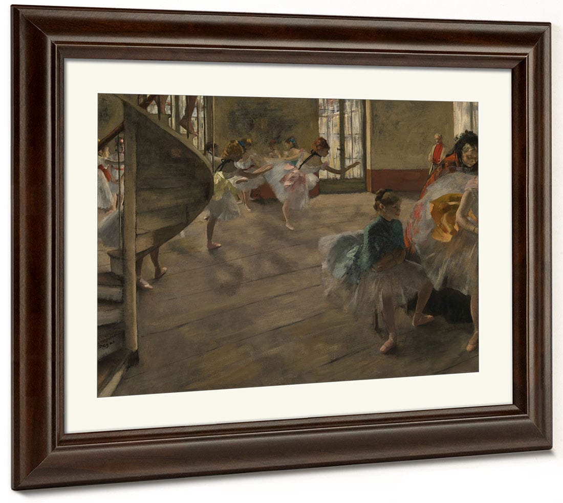 The Rehearsal By Edgar Degas Fine Art Print 2