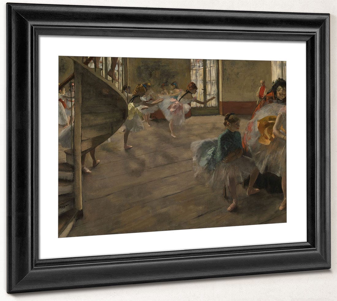 The Rehearsal By Edgar Degas Fine Art Print 2