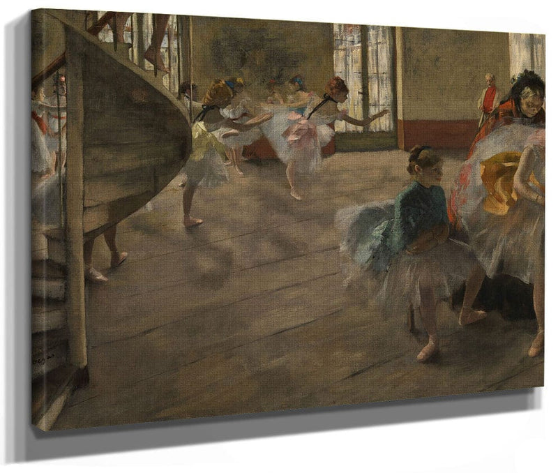 The Rehearsal By Edgar Degas Fine Art Print 2